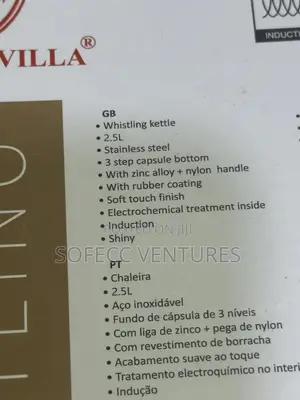 2.5 Liters White Whistling Kettles