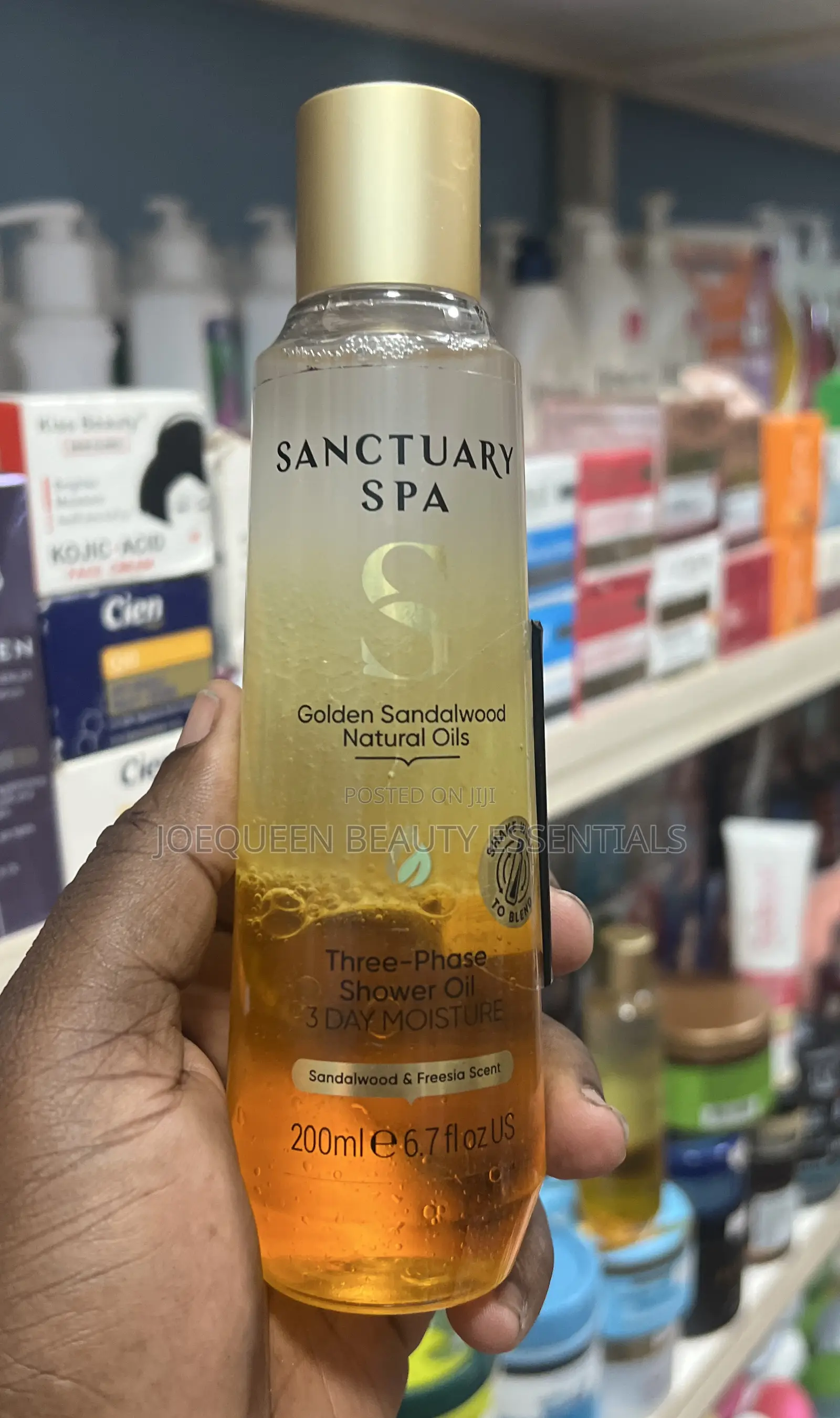 Sanctuary Spa Three Phase Shower Oil