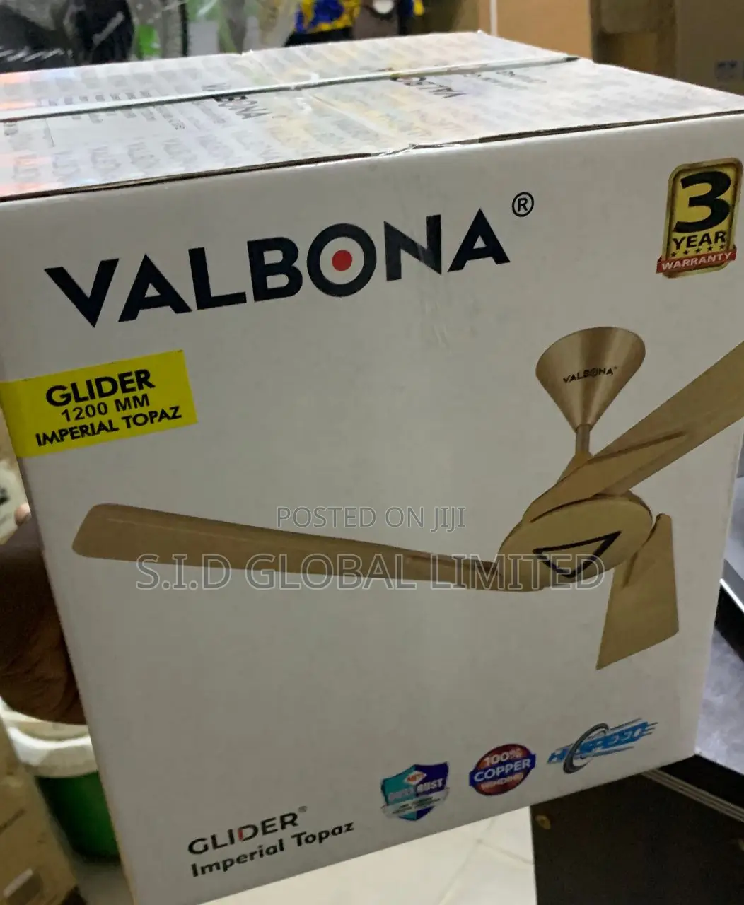 Valbona 48′′ Ceiling Fan – Glider