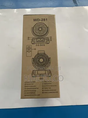 Multifunctional 16000mah Lithium Battery Rechargeable Fan