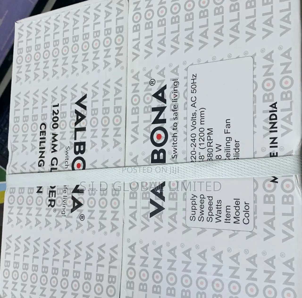 Valbona Glider Delight White Ceiling Fan