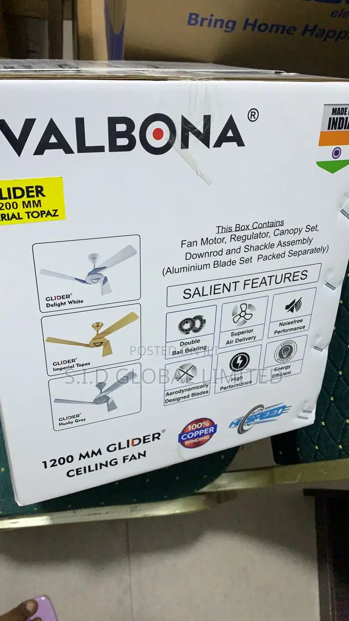 Shop Valbona 48" Aluminium Blades Ceiling Fan