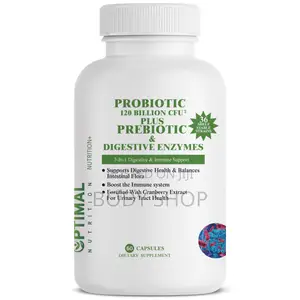Probiotic + Prebiotic + Digestive Enzyme + Cranberry Extract