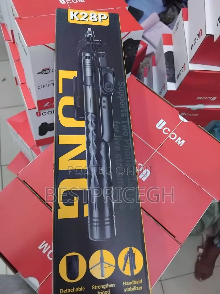 K28p Wireless Selfie Stick for Live Broadcasting