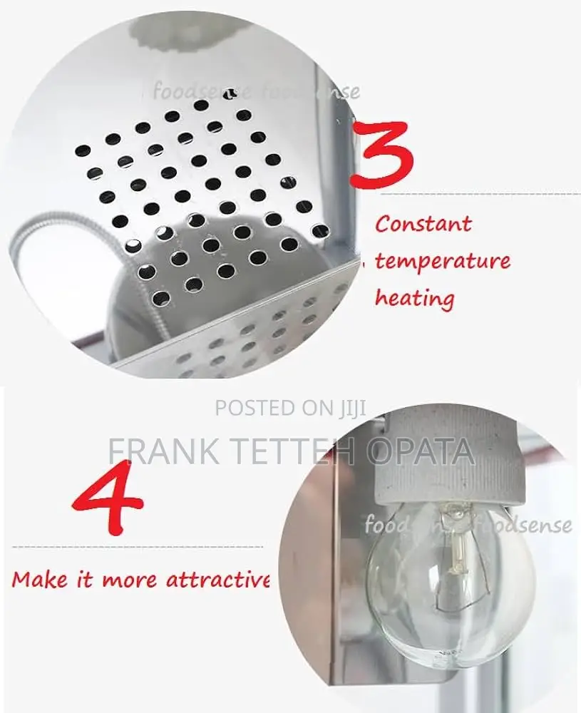 Electric Commercial Popcorn  Machine With Warmer