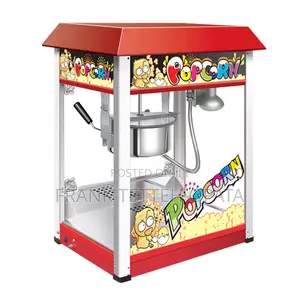 Electric Commercial Popcorn  Machine With Warmer