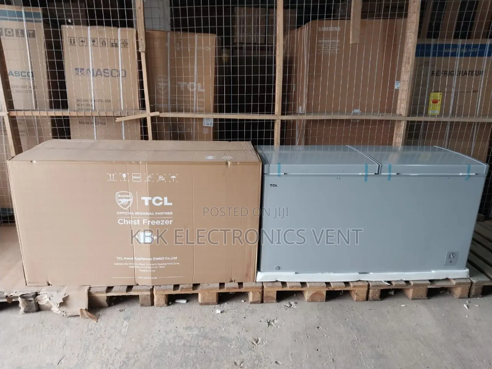 TCL 510ltr Double Door Chest Freezer