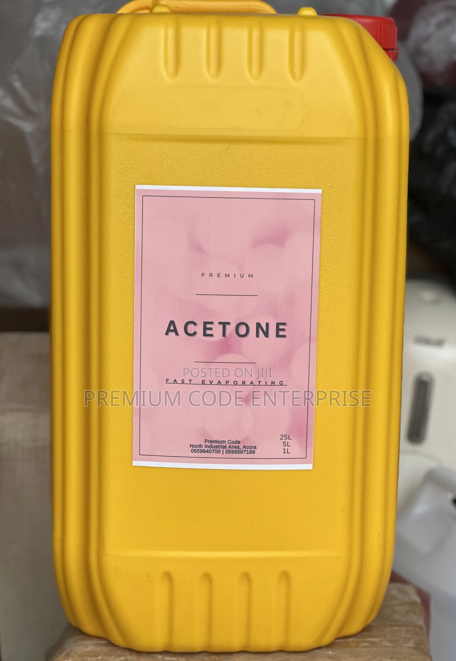 Acetone, 25 Liters