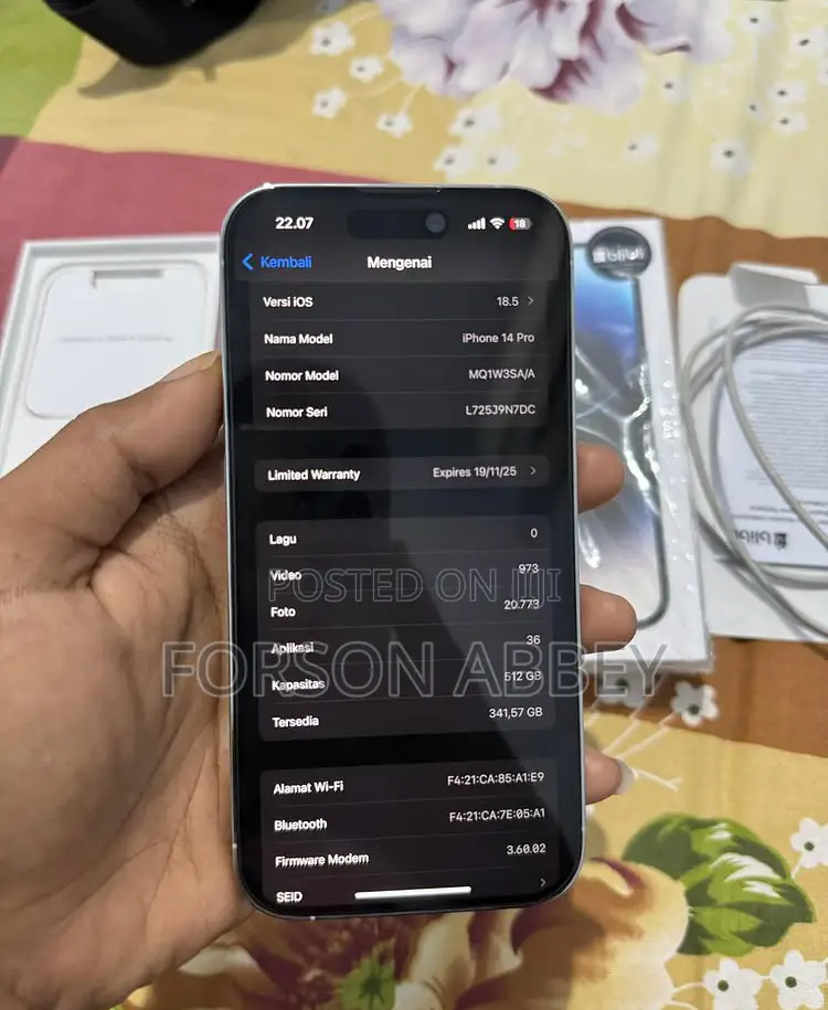 Apple iPhone 14 Pro 512 GB White