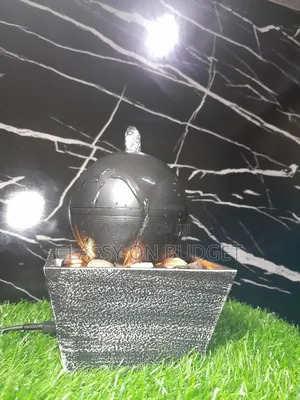 Desktop Fountain With Led Light and Stones
