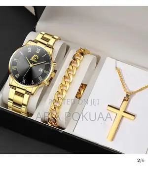 Photo - 3pcs/Set Casual Men’S Fashion Stainless Steel