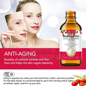 Rosehip Oil For Anti-aging, Nourishing Hair, Face And Skin