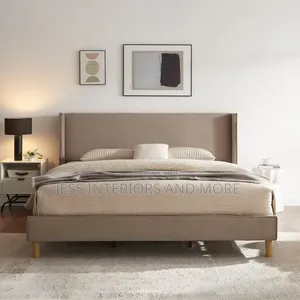 Photo - Queen Size Bed Frame (Mink)