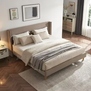 Queen Size Bed Frame (Mink)