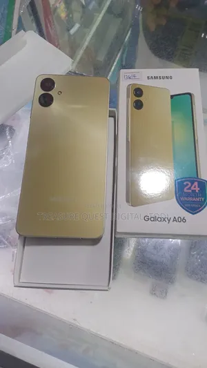 New Samsung Galaxy A06 128 GB Gold