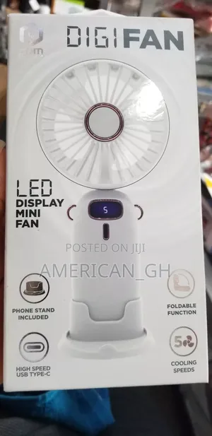 Digi Led Display Mini Fan