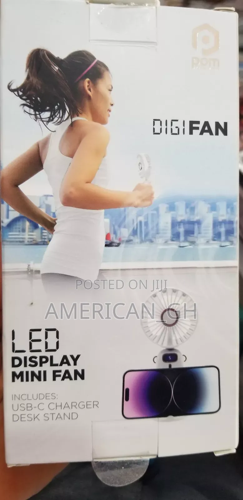 Digi Led Display Mini Fan