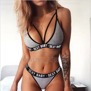 Adjustable Back Bra and Panty 2 Piece Lingerie Set (Reduced to Clear)