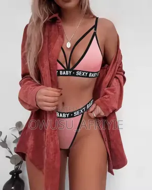 Adjustable Back Bra and Panty 2 Piece Lingerie Set (Reduced to Clear)