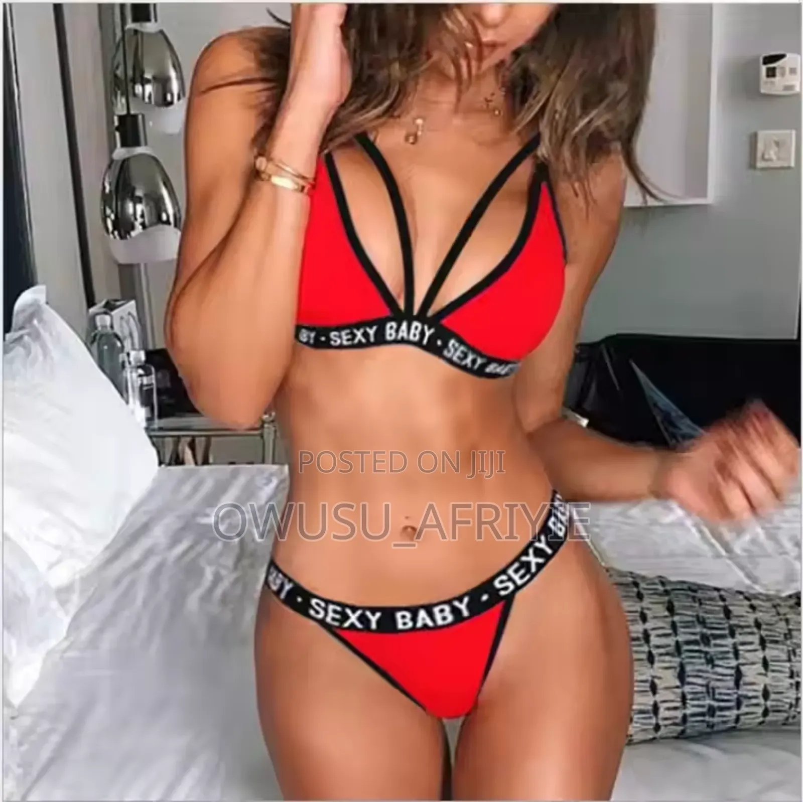 Adjustable Back Bra and Panty 2 Piece Lingerie Set (Reduced to Clear)