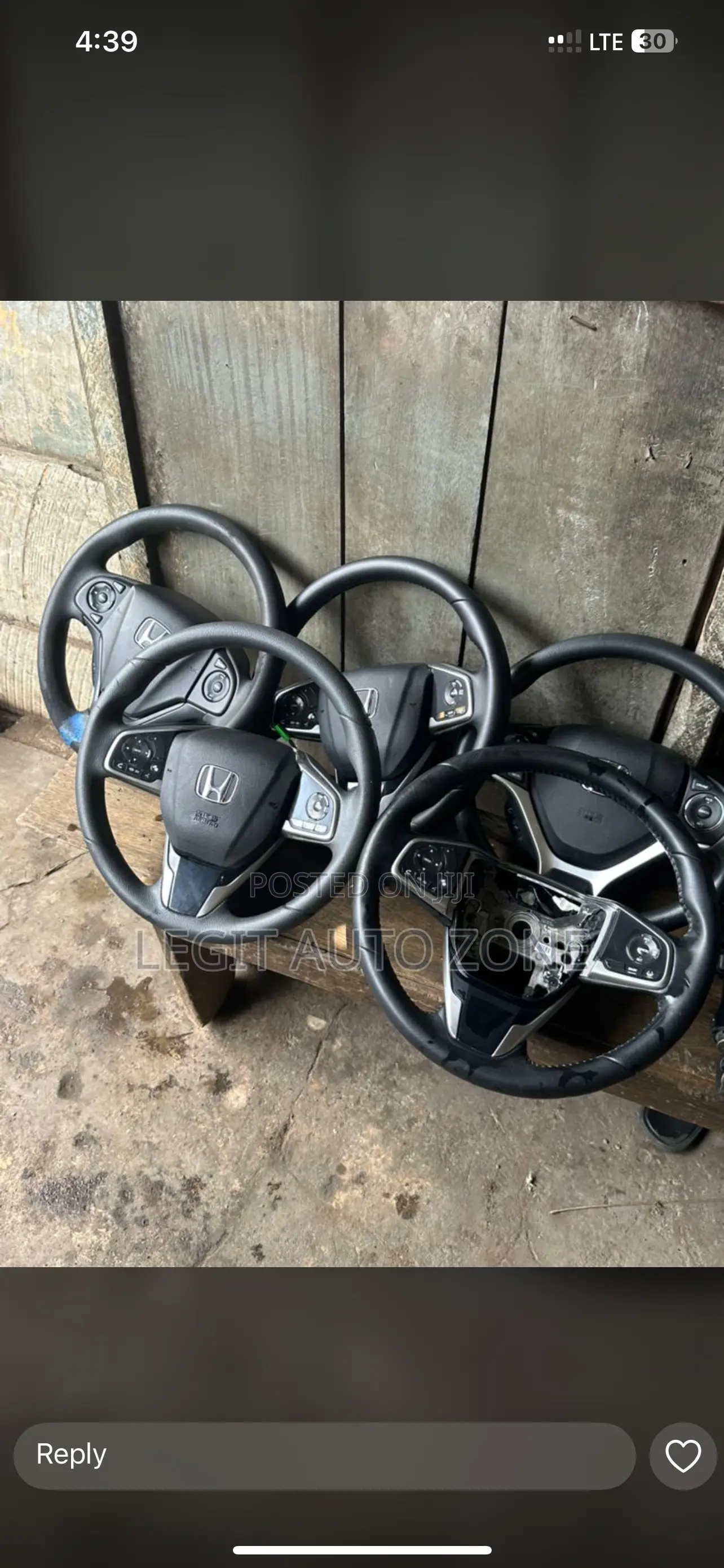 Honda Accord 2018,2020,2019,2021, Complete Steering Wheel