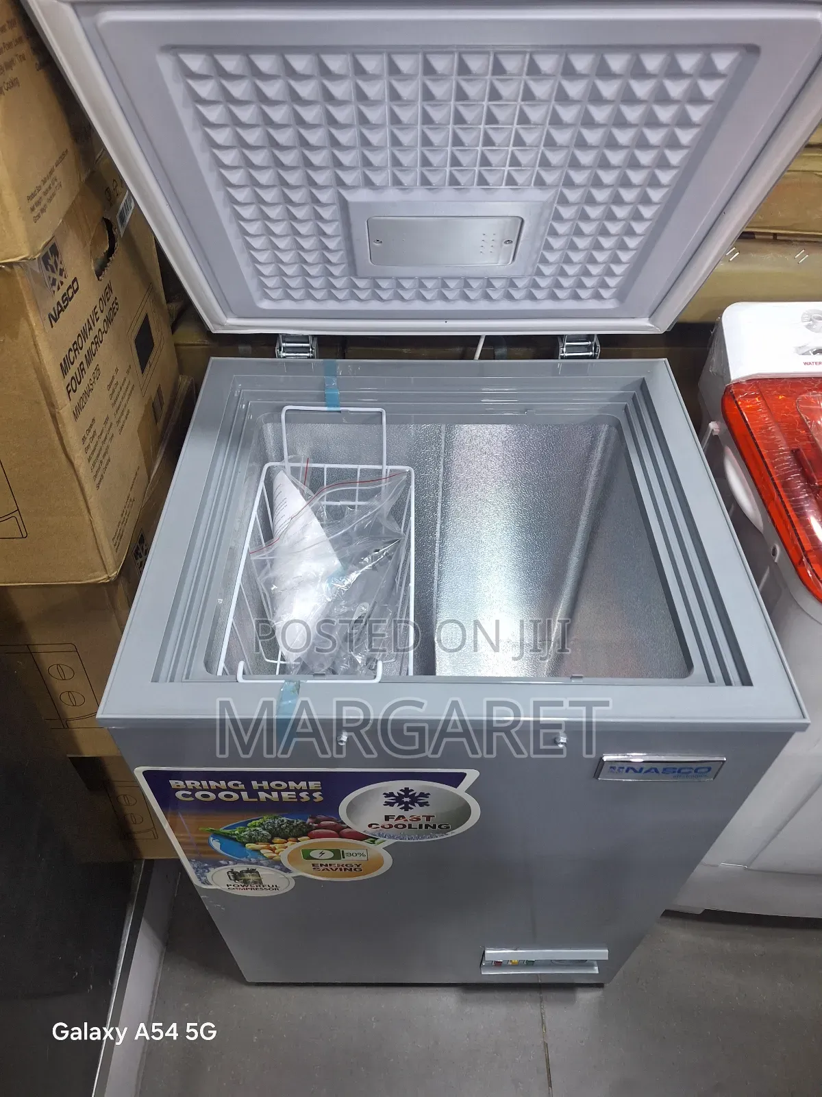 Stainless Steel Nasco 100 Litters Chest Freezer