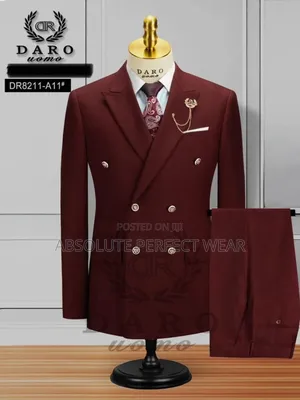 Mens Suit Made of 100% Quality Available