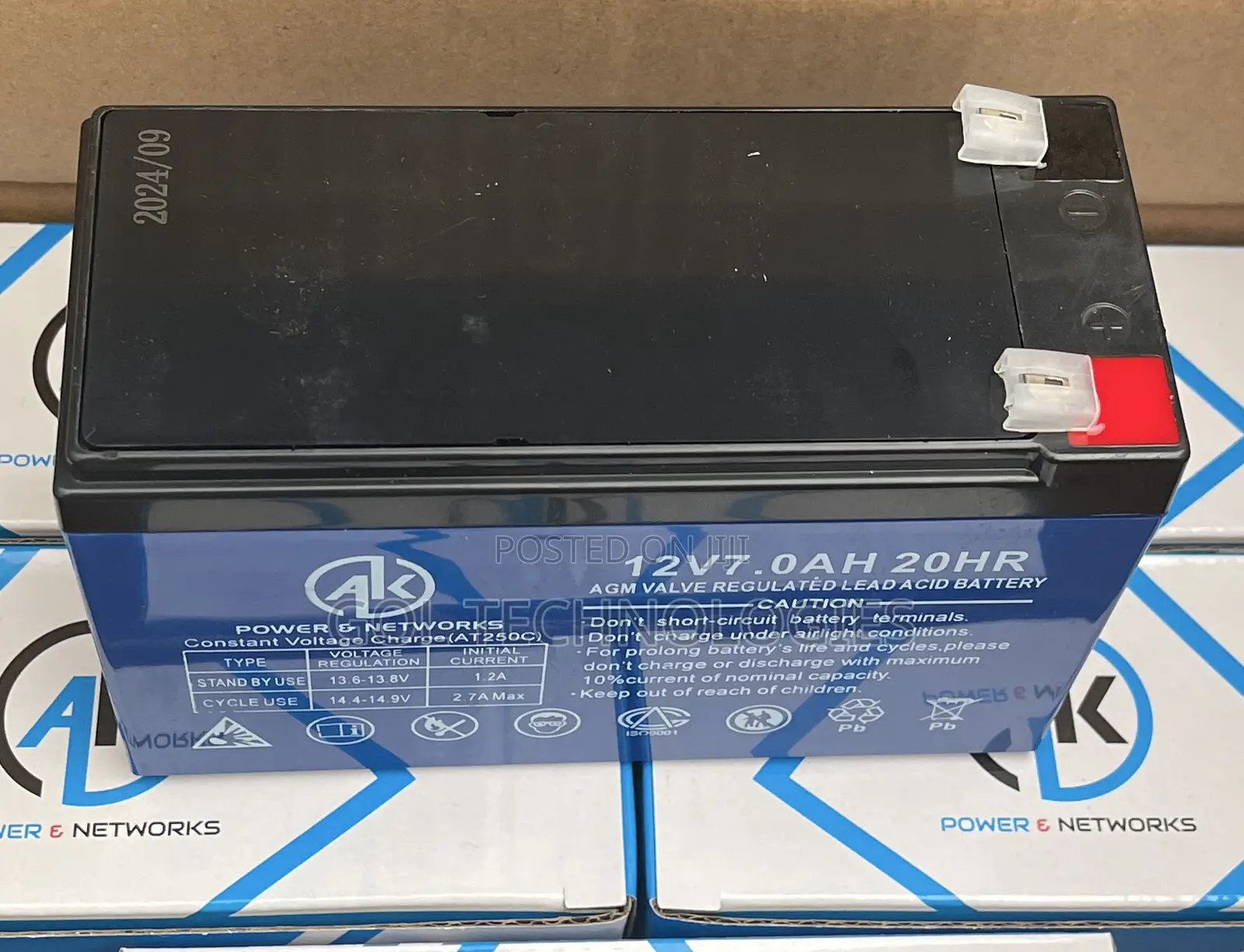 12v 7ah Ups Battery Ak Power 12v/ 7ah 20hr