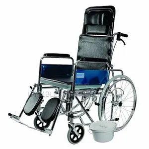 Commode Wheelchair (Long Back)