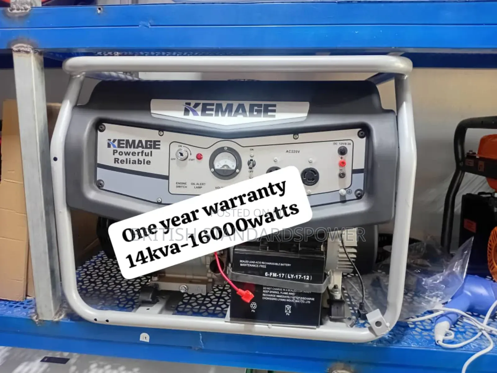 Fin Cooled Engine 14kva Petrol Genset