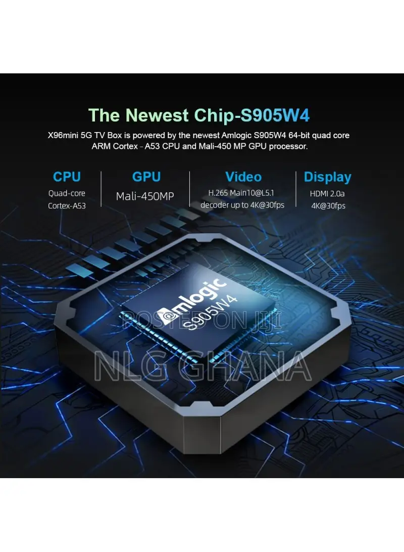 5g Amlogic Android 9.0 Tv Box Quad Core 2+16gb Tvx21187