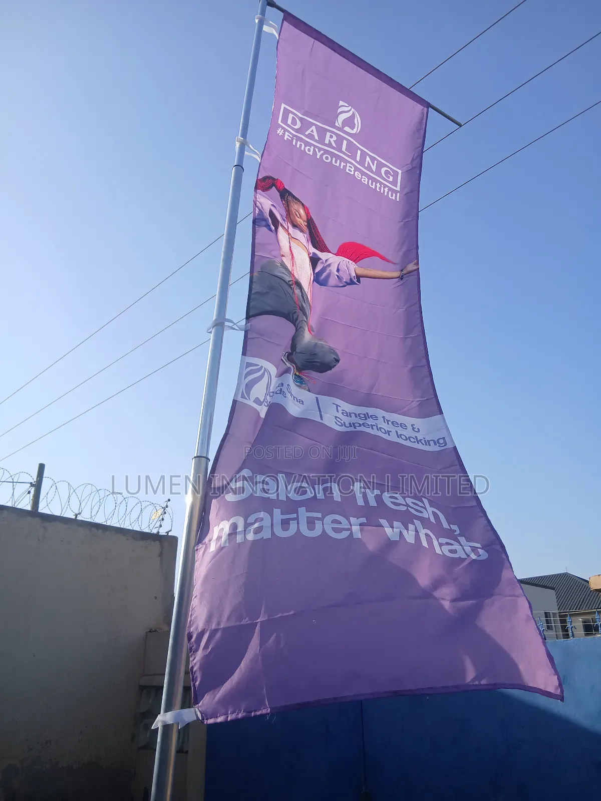 Telescopic Flag 5m (Stand Only)