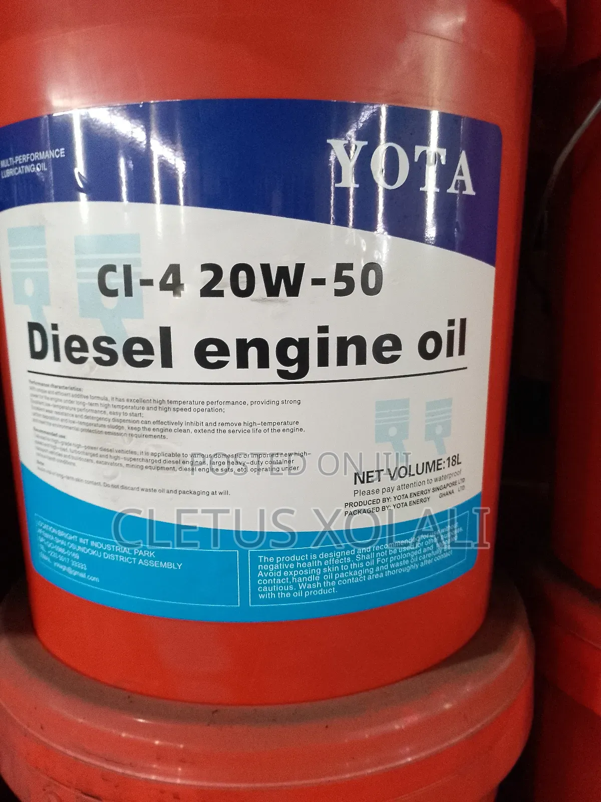 Hydraulic Oil, Grease, Engine Oil, Transformer Oil.
