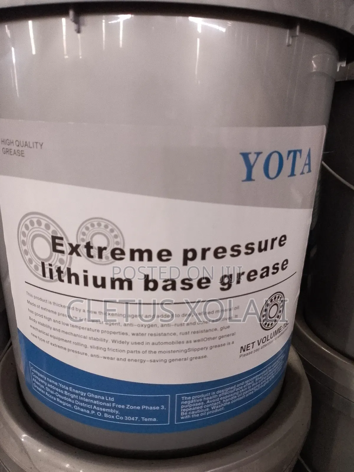 Hydraulic Oil, Grease, Engine Oil, Transformer Oil.