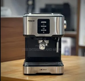 Arshia Premium Espresso Maker Black Silver