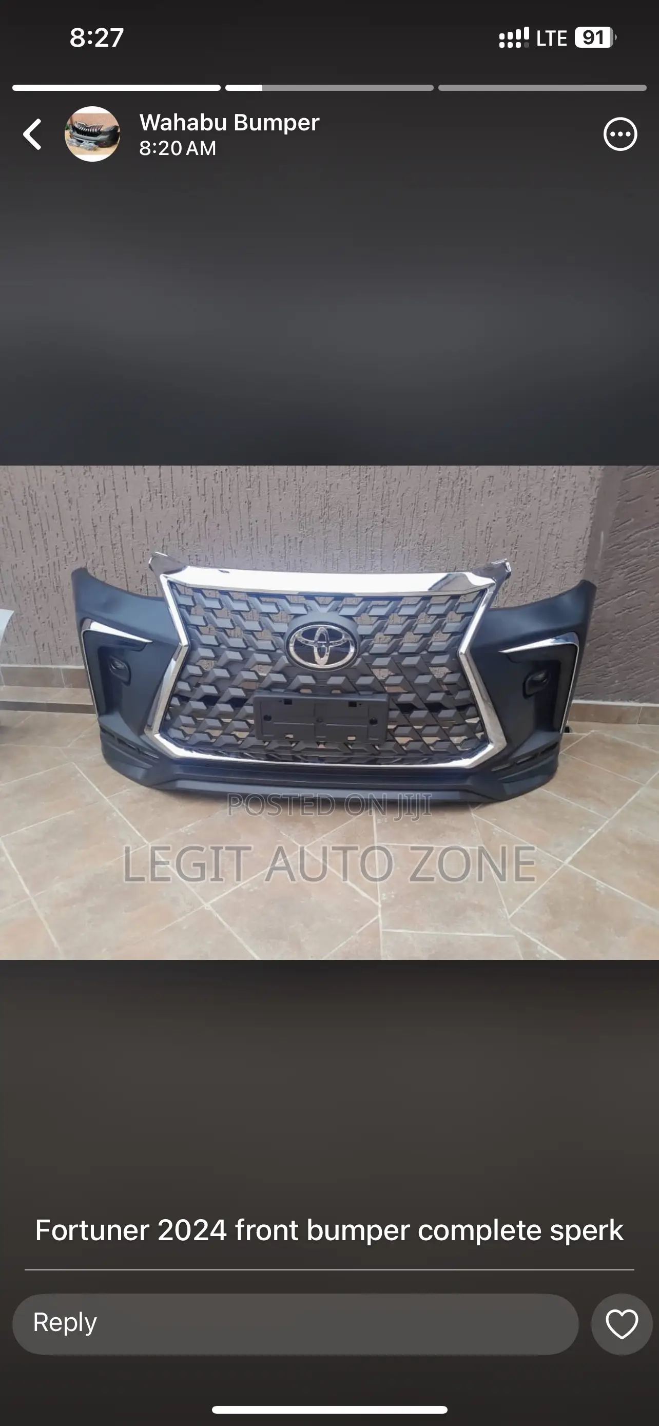 Toyota Fortuner 2022,2023,2024, Spec Bumper