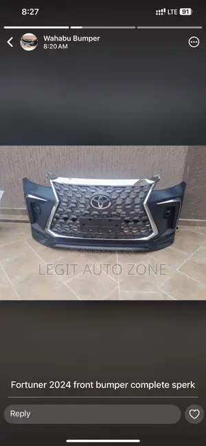 Toyota Fortuner 2022,2023,2024, Spec Bumper