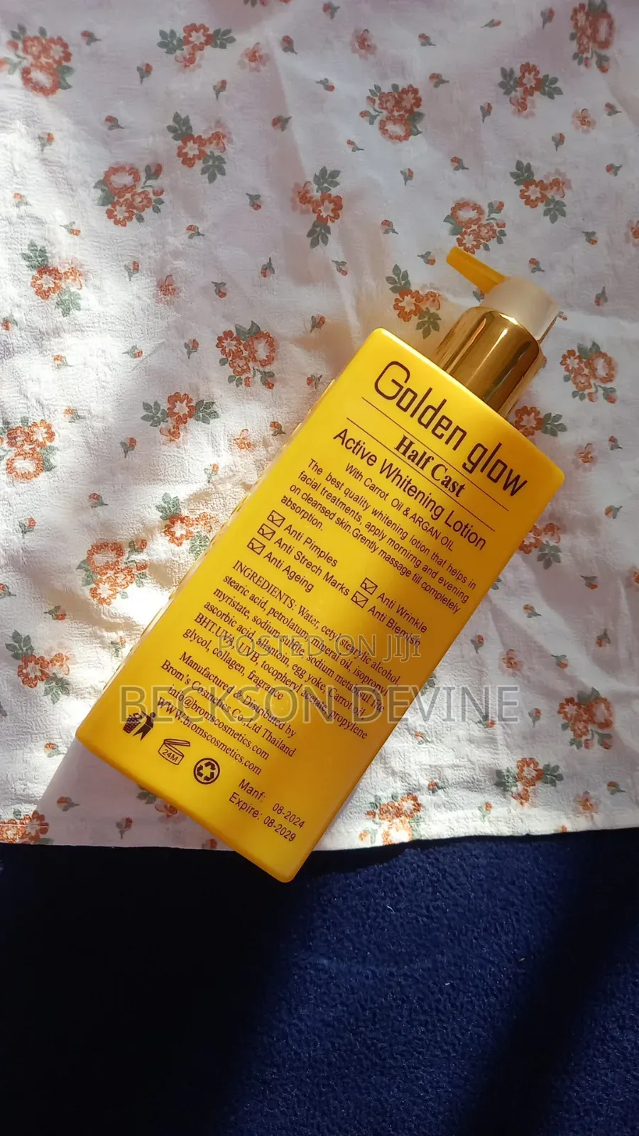 Golden Glow Intensive Half Cast Whitening Lotion