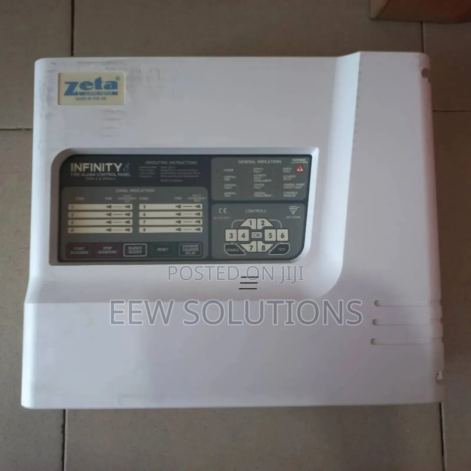 Zeta 4 Zone Conventional Fire Alarm Control Panel