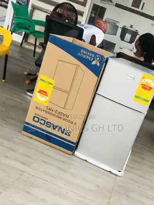 Premium Topfreezer 90 Liters Grey Nasco Doubledoor Fridge