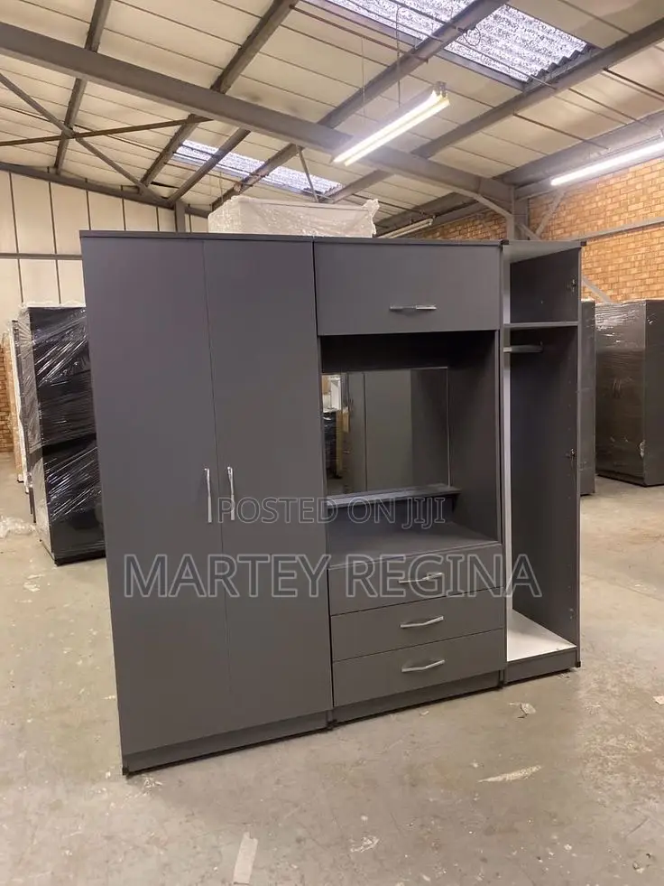 Wardrobe With Dress Mirror