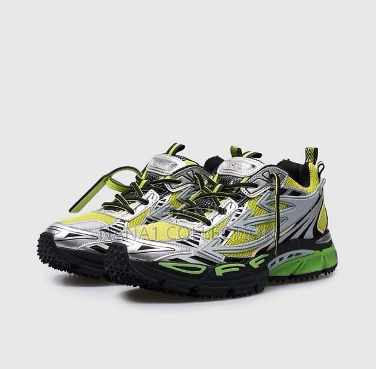 Off-White Be Right Back Silver White