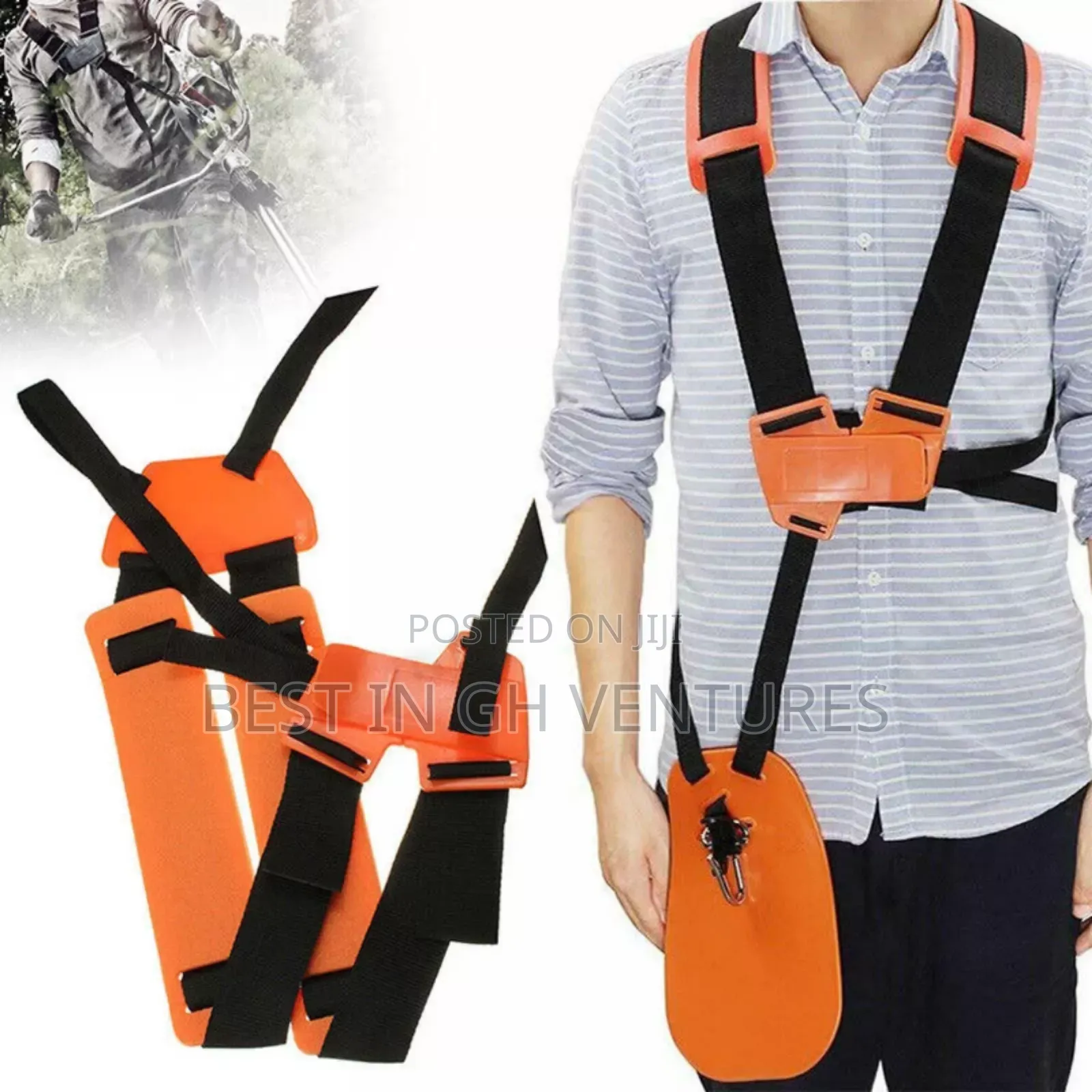 Brush Cutter Harness Double Strap Belt