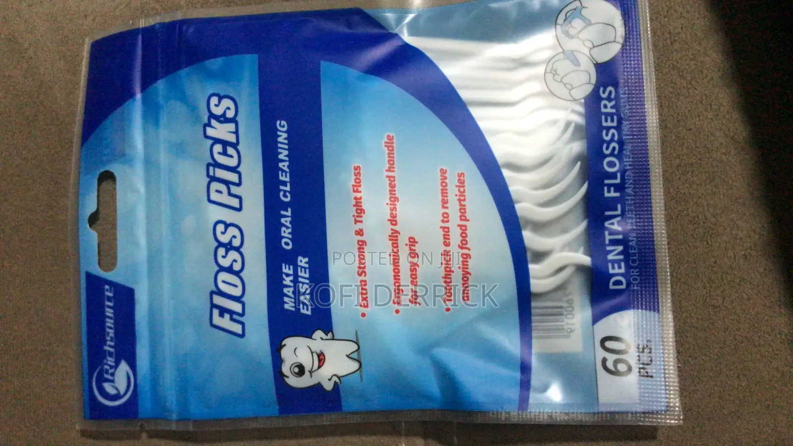 Dental Floss Picks (60pcs) - Mint