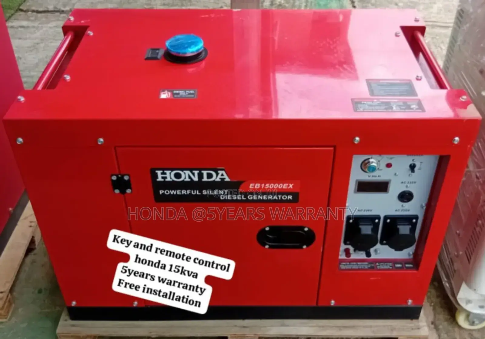 Green Energy Leader Honda 15kva 15000watt Remote Start 15kva