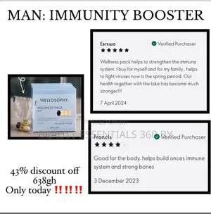 Wellosophy Wellness Pack Man Woman