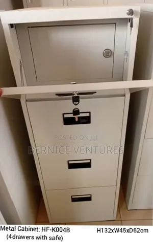 4 Drawers Metal Cabinet With Safe