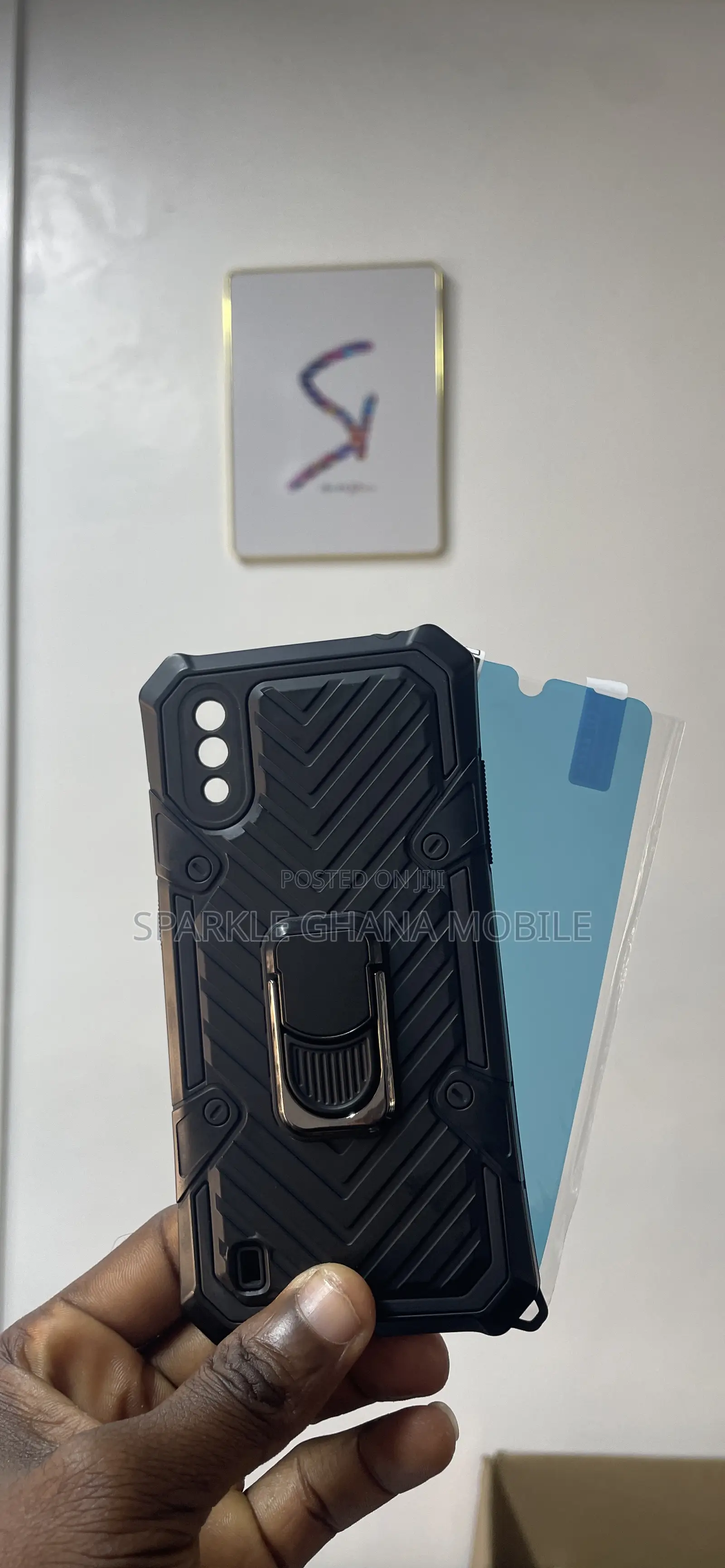 Samsung Galaxy A01 (Protective Case) Black Back Case