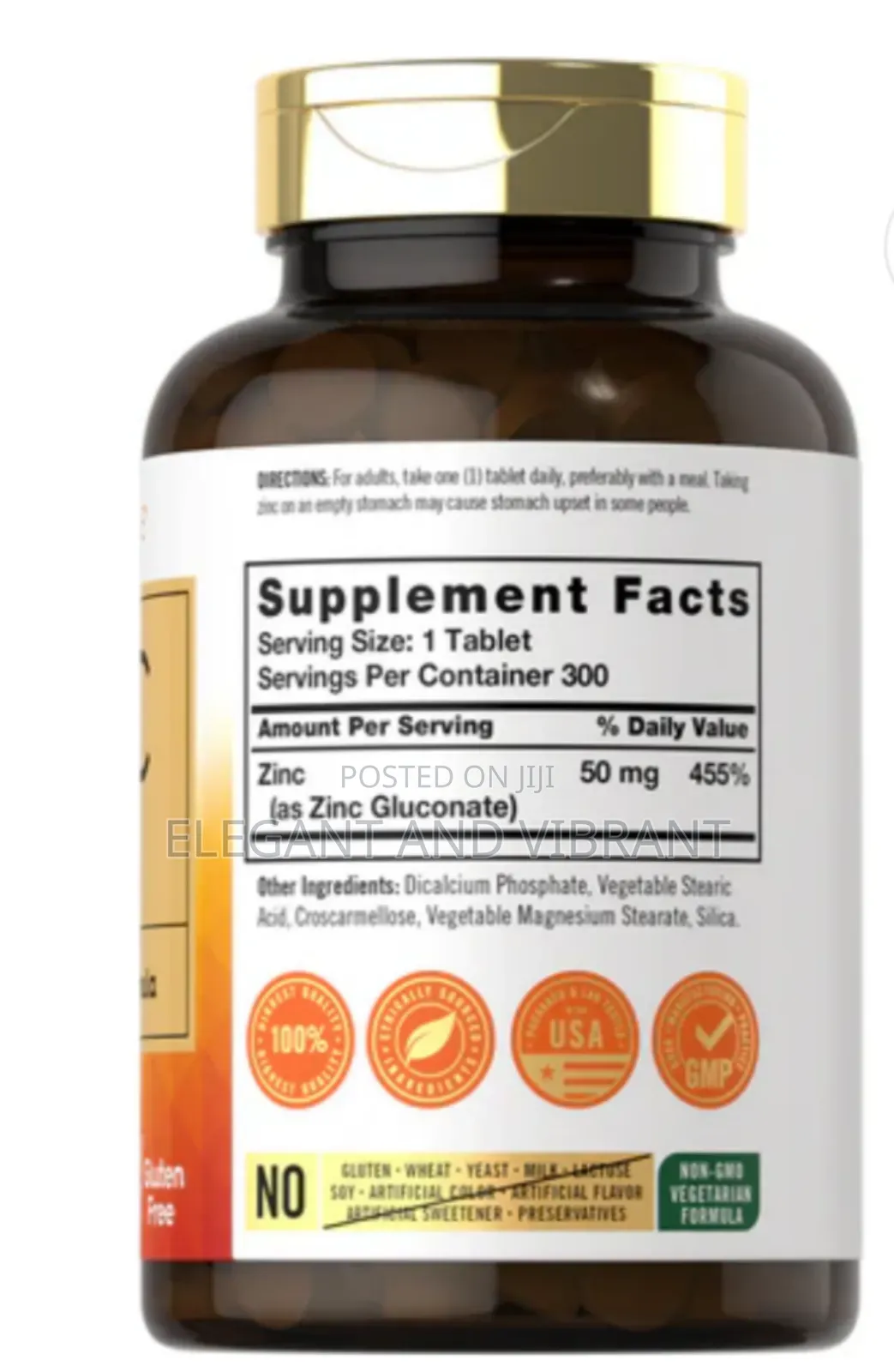 Zinc 50mg | 300
Tablets