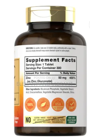 Zinc 50mg | 300
Tablets